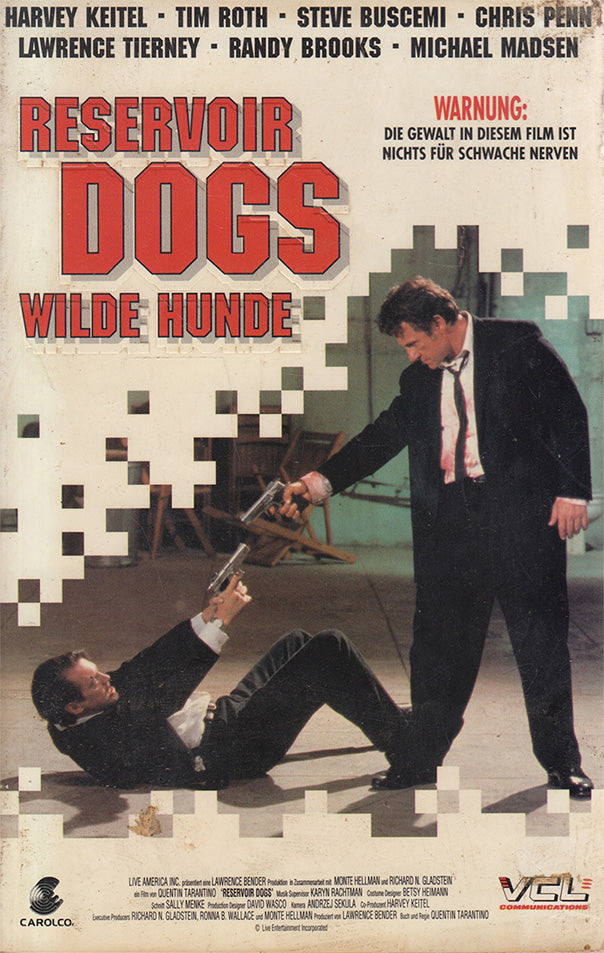 Reservoir Dogs Wilde Hunde VCL 1993 VHS Kassette Cover front