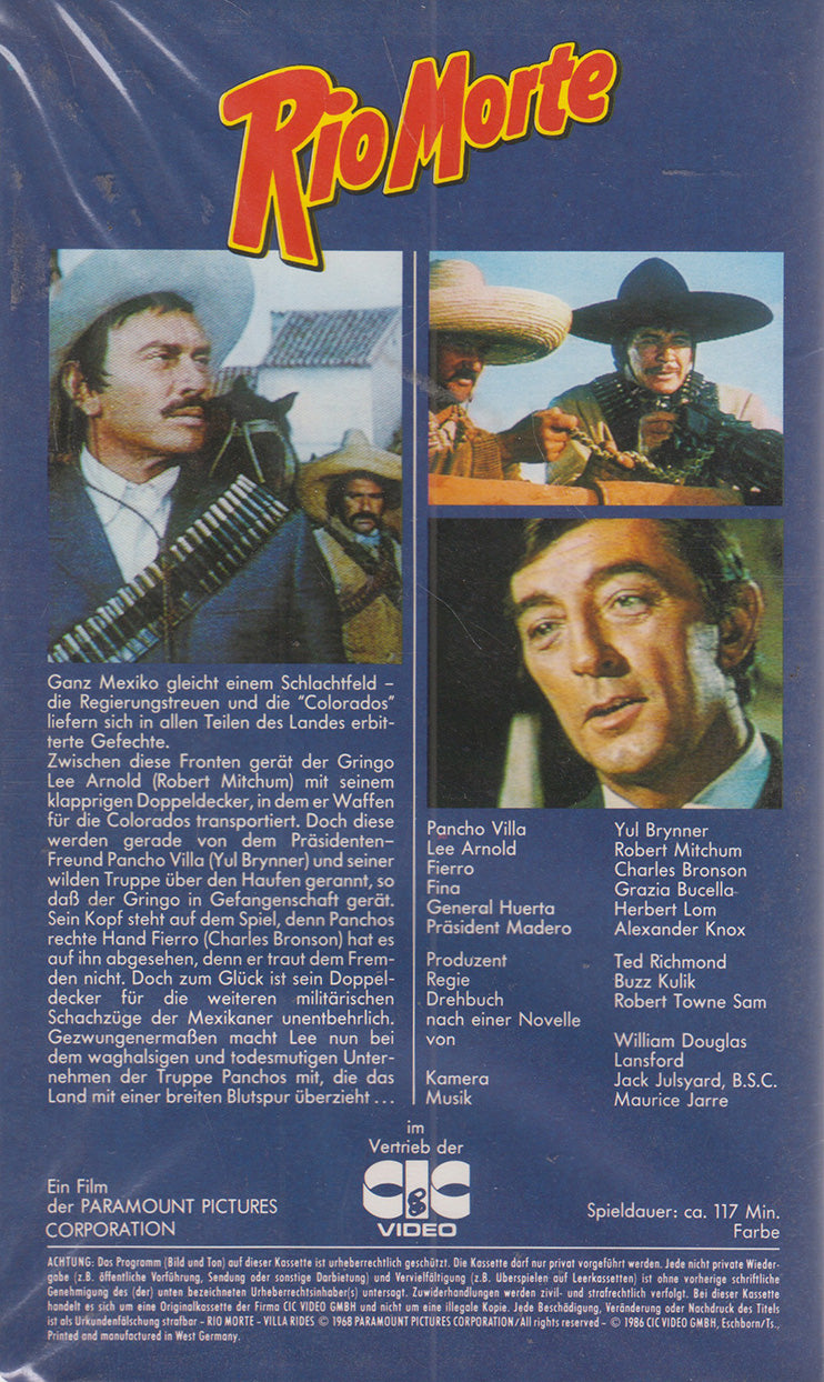 Rio Morte (VHS - 1986 - DE)