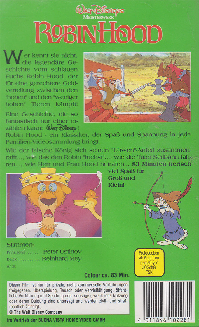 Robin Hood (VHS - DE)
