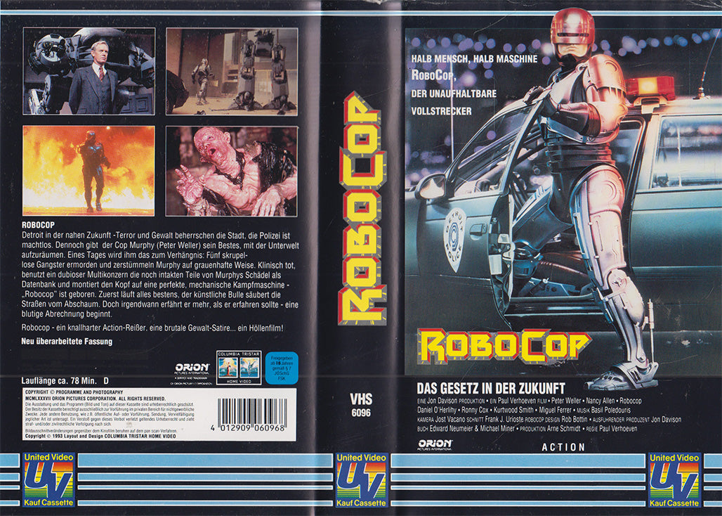 RoboCop (VHS - 1993 - DE)