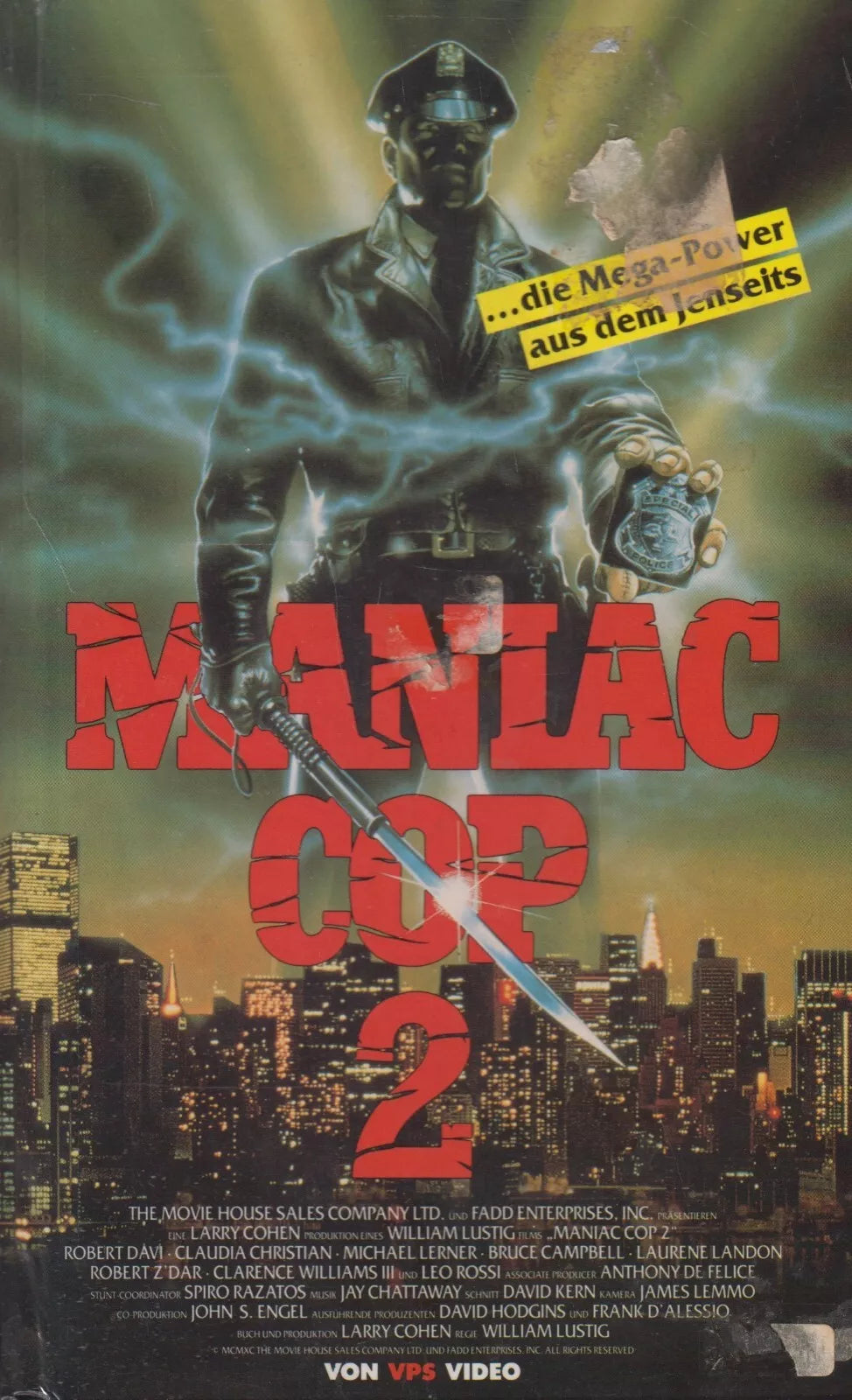 Maniac Cop 2 (VHS - 1991 - DE)