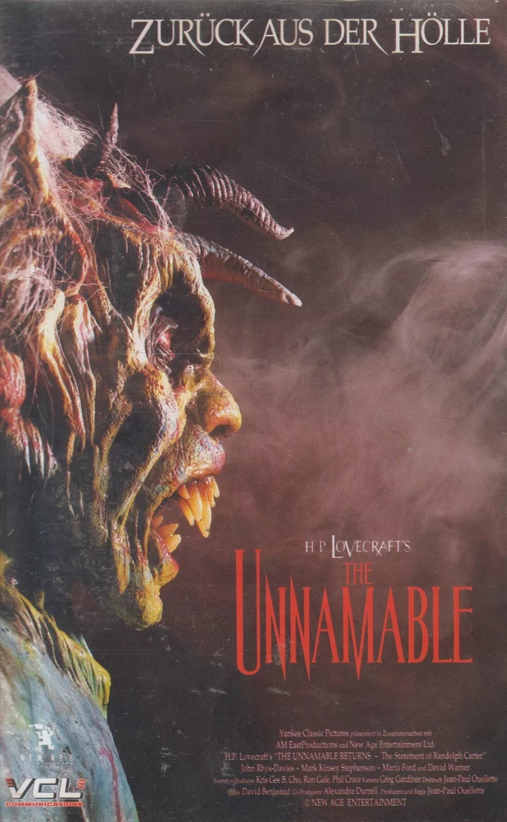 The Unnamable II (VHS - 1993 - DE)