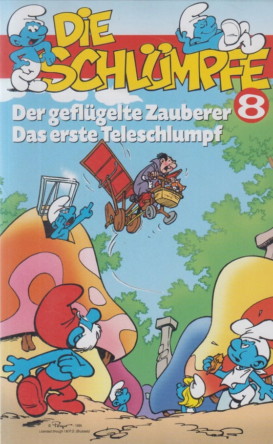 Die Schlümpfe 8: Der geflügelte Zauberer / Das erste Teleschlumpf (VHS - DE)