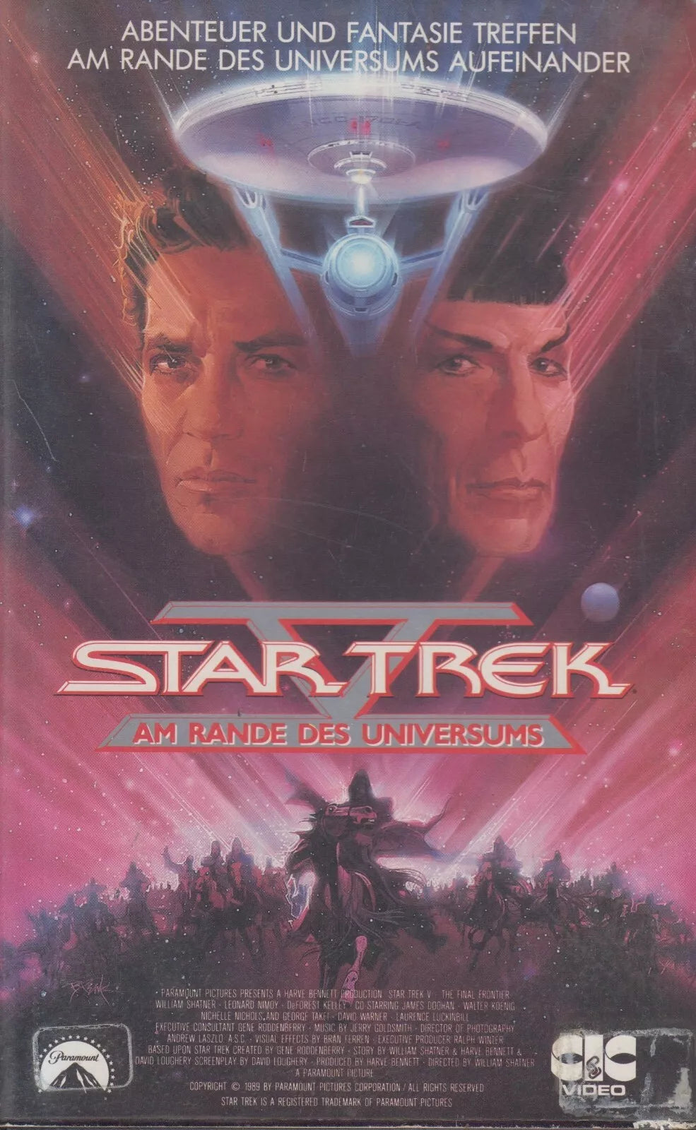 Star Trek V - The Final Frontier (VHS - 1990 - DE)