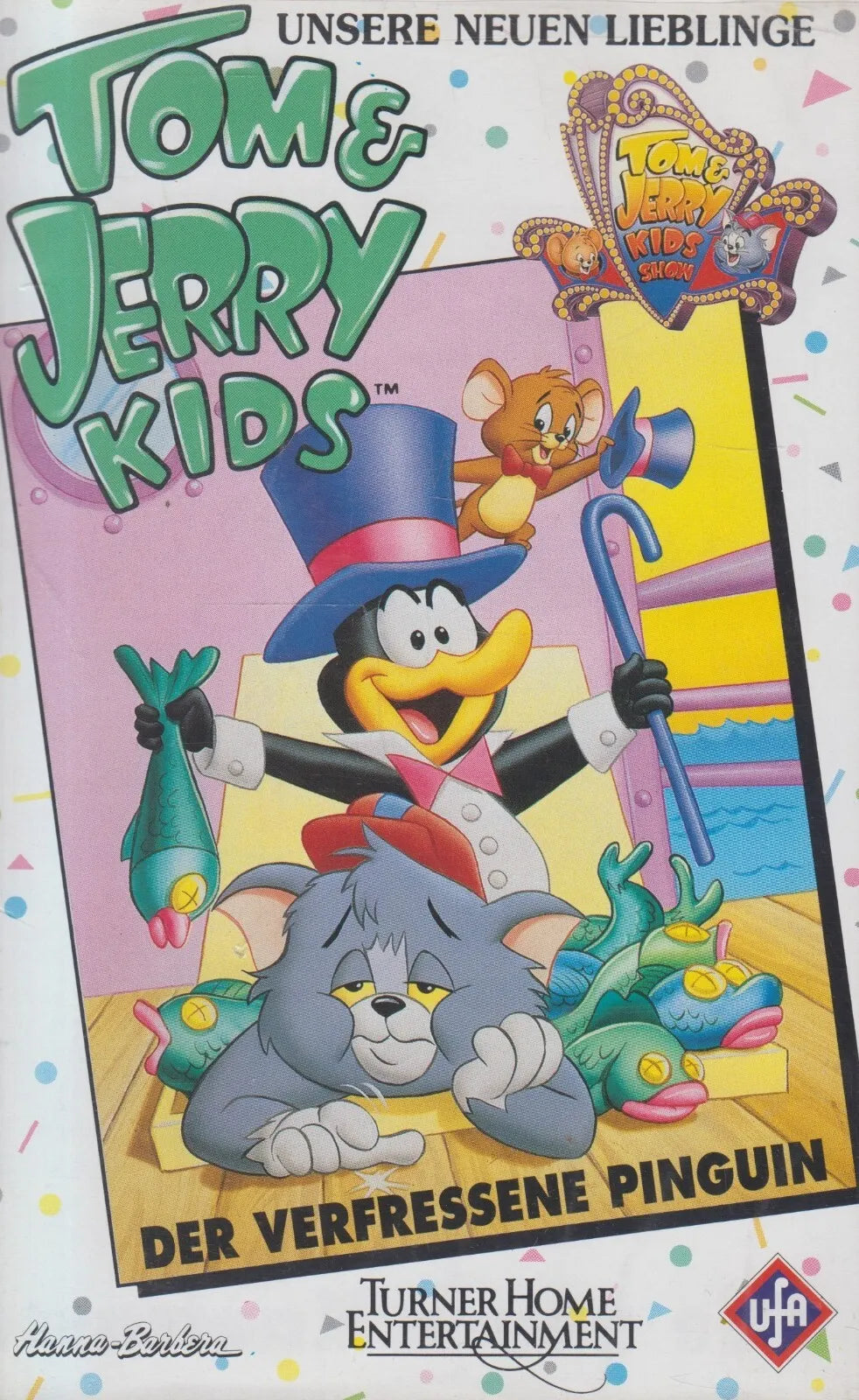 Tom & Jerry Kids: The Eating Penguin (VHS - 1992 - DE)