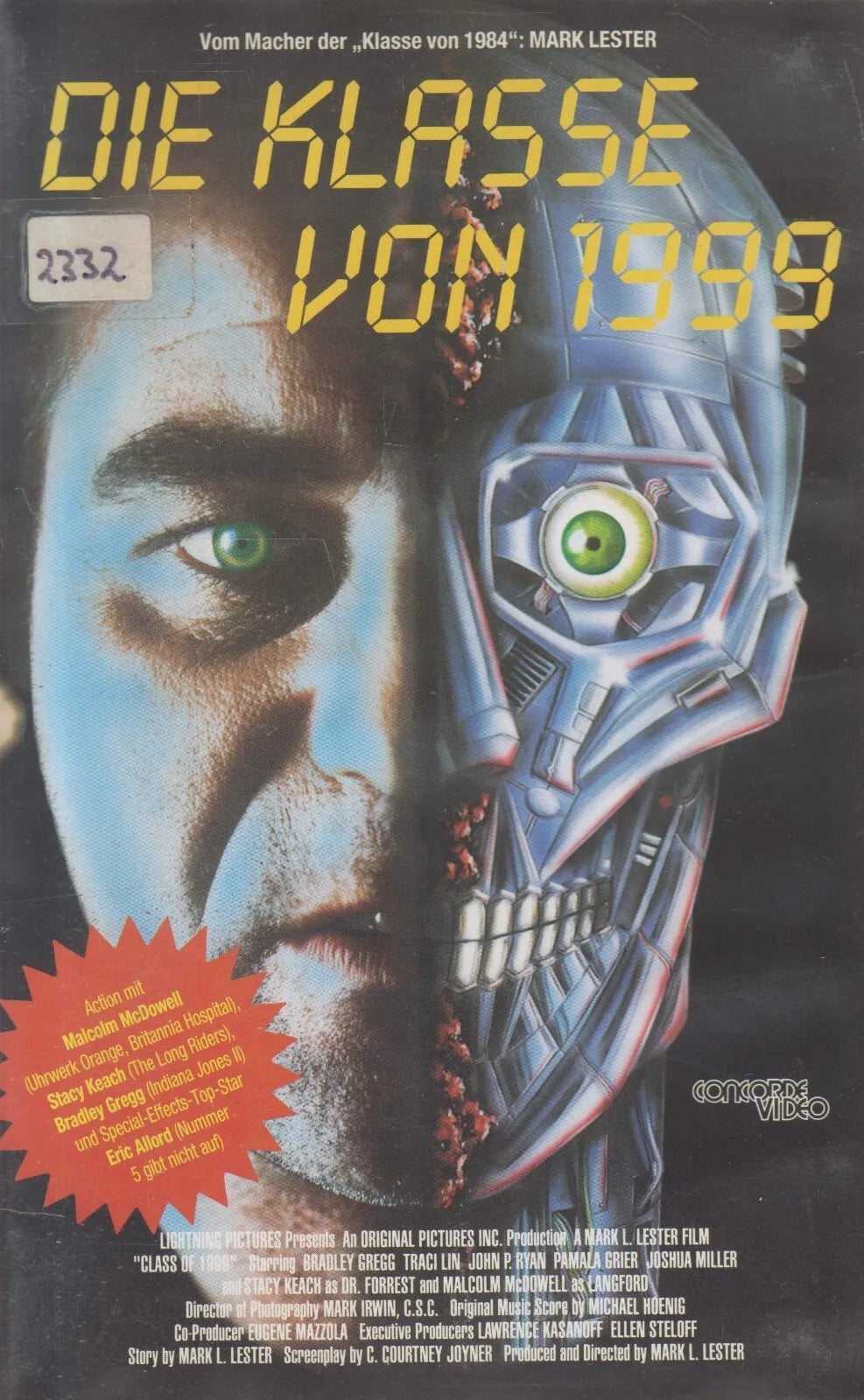 The Class of 1999 (VHS - 1990 - DE)