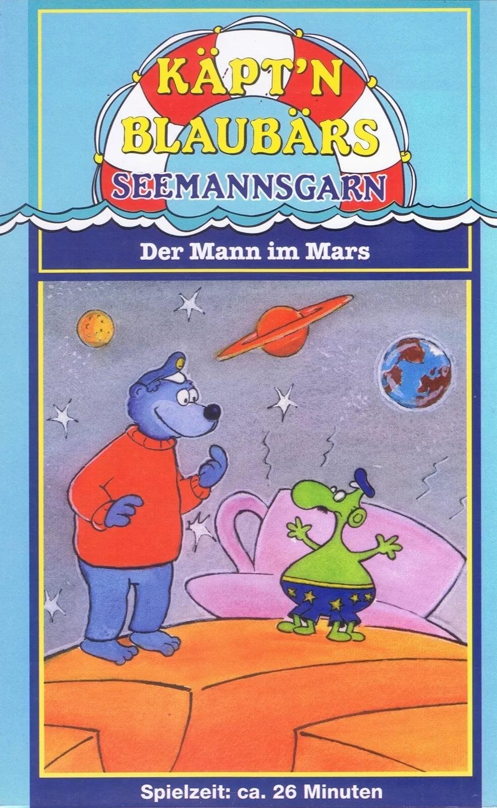 Le capitaine Bluebear et son histoire de marin : L'homme sur Mars (VHS - 1995 - DE)