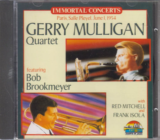 Gerry Mulligan Quartet – Paris, Salle Pleyel, June 1, 1954 (CD - 1987 - EU)