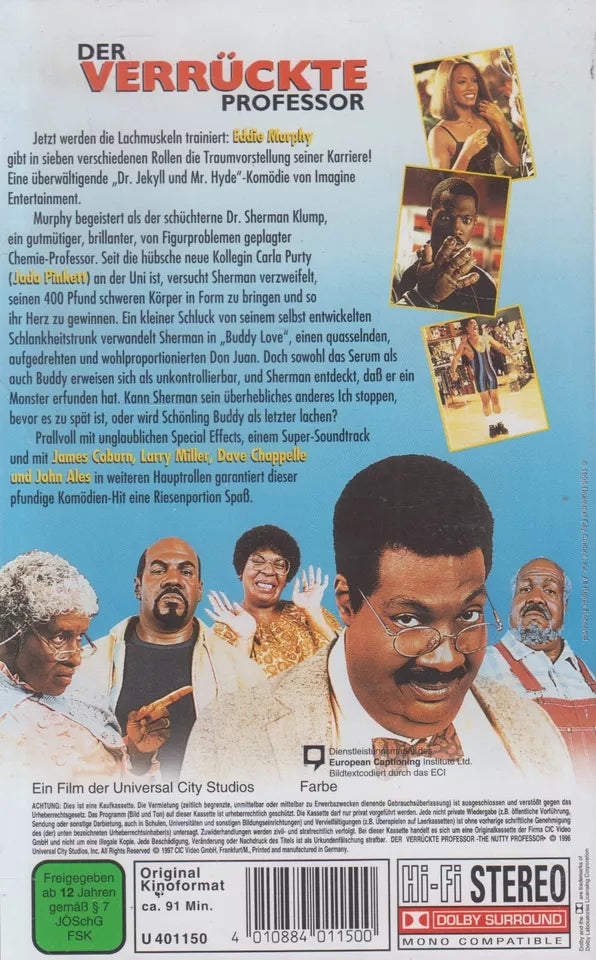 Der verrückte Professor (VHS - 1997 - DE)