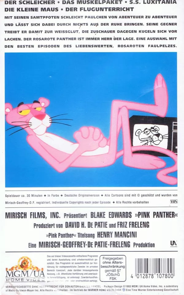 Der rosarote Panther 1 (VHS - 1993 - DE)