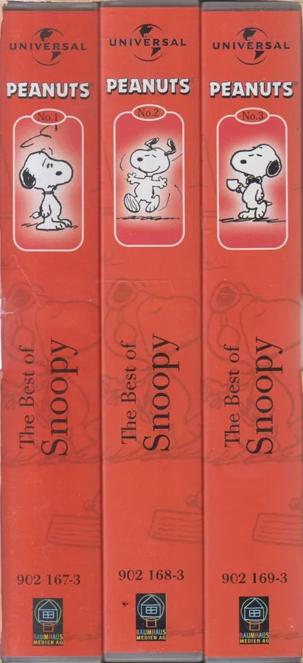 Peanuts: The Best of Snoopy (3xVHS - 2000 - DE)