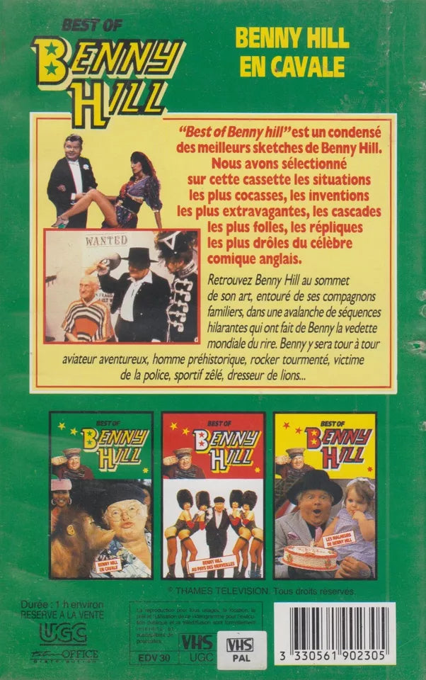 Best of Benny Hill 1: Benny Hill en cavale (VHS - FR)