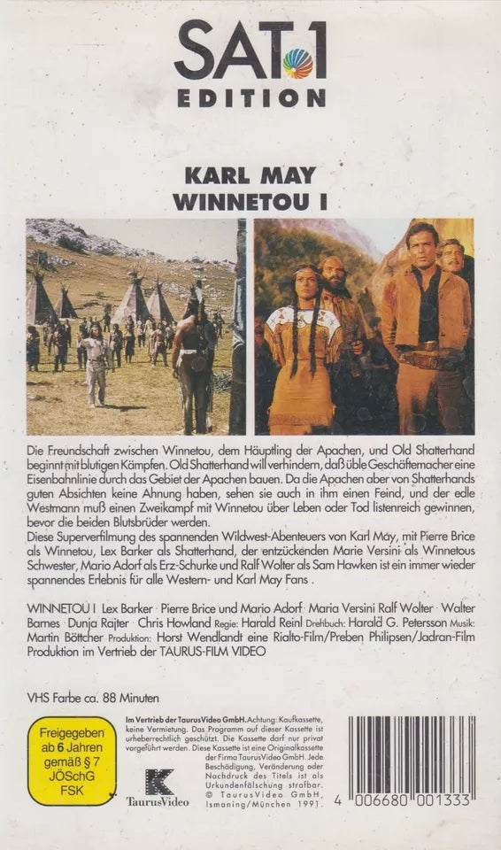 Winnetou I (VHS - 1991 - DE)