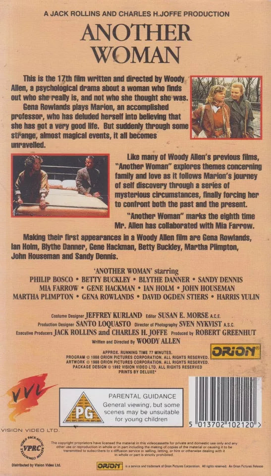 Another Woman (VHS - 1992 - UK)
