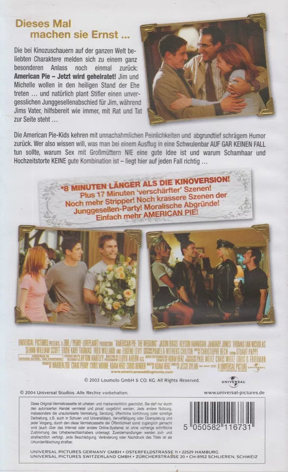 American Pie - Now We're Getting Married (VHS - 2004 - DE)