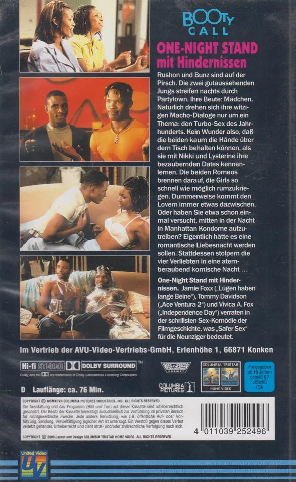 Booty Call - One-Night Stand mit Hindernissen (VHS - 2000 - DE)