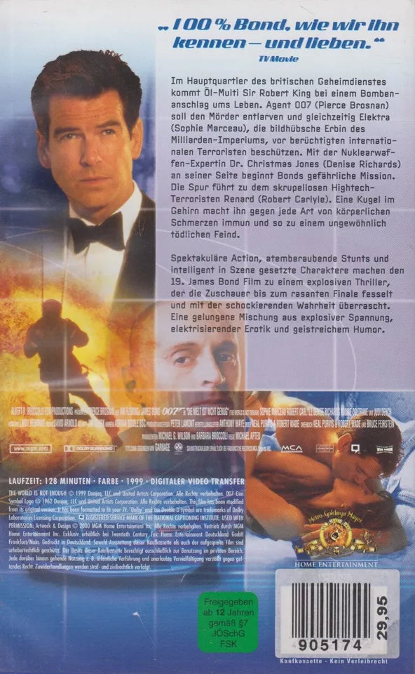 James Bond 007 - The World Is Not Enough (VHS - 1999 - DE)