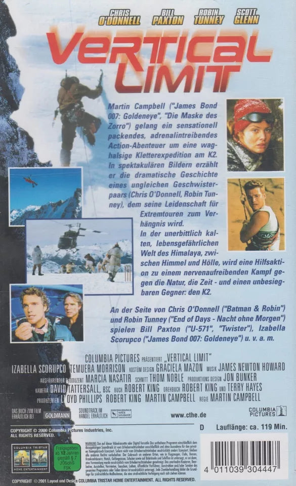 Vertical Limit (VHS - 2001 - DE)