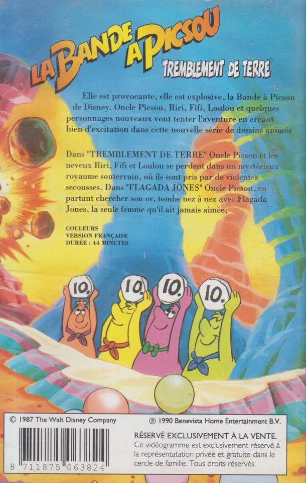 La Bande à Piscou : Tremblement de terre (VHS - 1990 - FR)