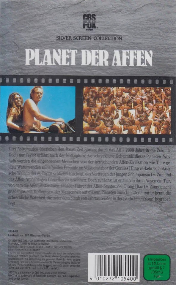 Planet of the Apes (VHS - 1990 - DE)