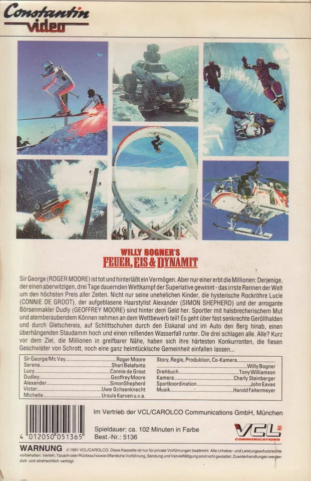 Feuer, Eis & Dynamit (VHS - 1991 - DE)