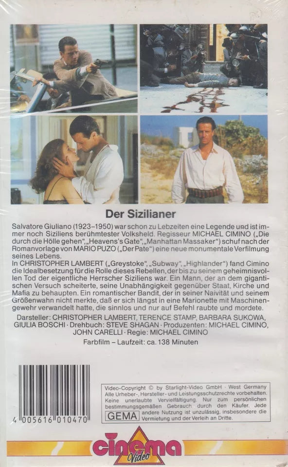 Der Sizilianer (VHS - DE)