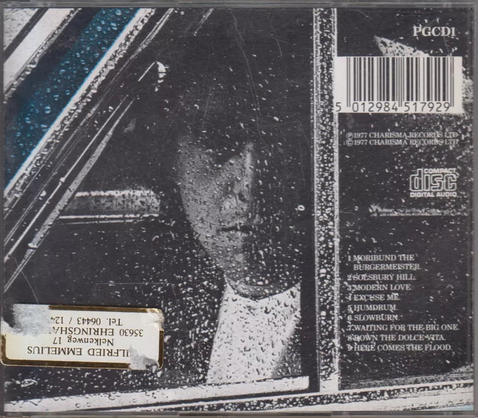 Peter Gabriel - Peter Gabriel (CD - 1987 - DE)