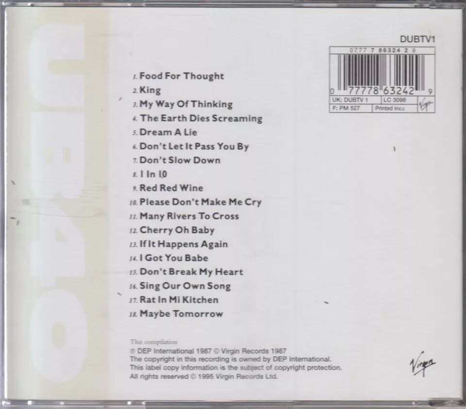 UB40 - The Best - Volume One (CD - 1995 - EU)