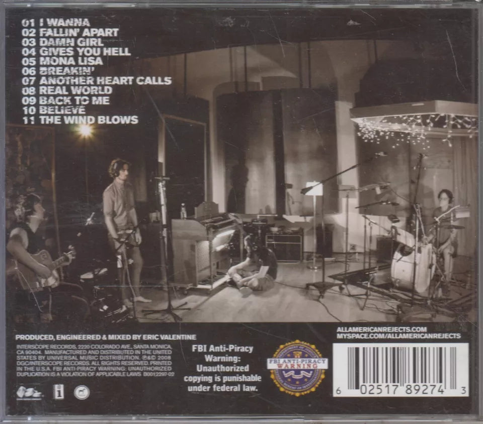 The All-American Rejects - When The World Comes Down (CD - 2008 - US)