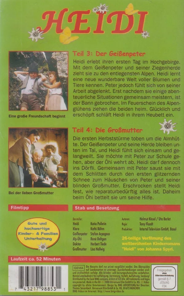 Heidi 2: The Goat Peter & The Grandmother (VHS - 2000 - DE)