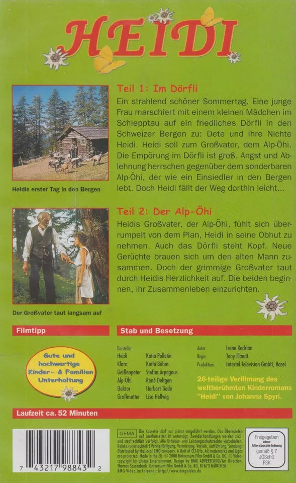 Heidi 1: In the Village & The Alp-Öhi (VHS - 2000 - DE)