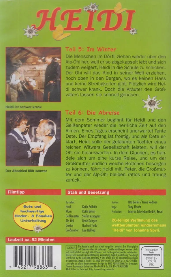 Heidi 3: In Winter & The Departure (VHS - 2000 - DE)