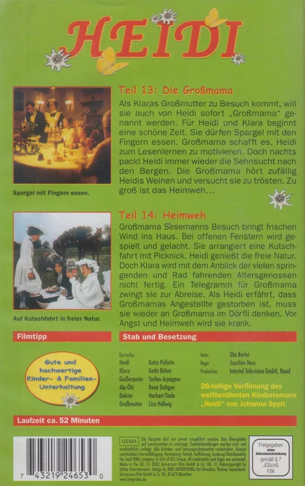 Heidi 7: Grandma & Homesickness (VHS - 2002 - DE)