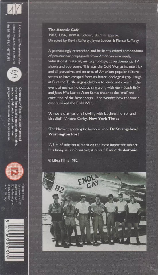 The Atomic Cafe (VHS - UK)