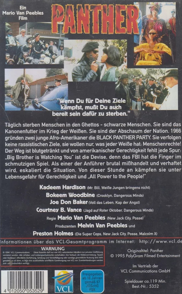 Panthère (VHS - 1996 - DE)