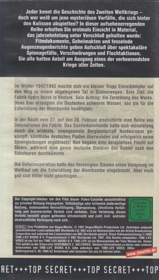 Geheimakte 2. Weltkrieg: Geheimoperation in Norwegen (VHS - 2000 - DE)