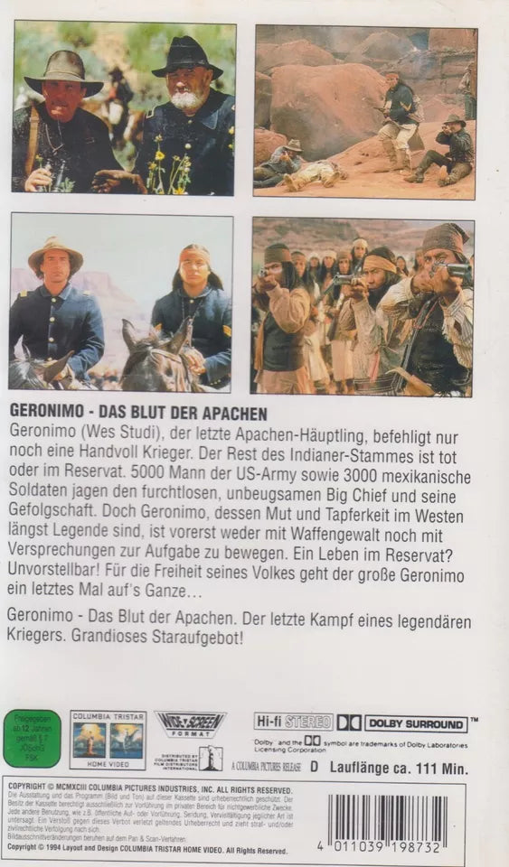 Geronimo - Das Blut der Apachen (VHS - 1994 - DE)