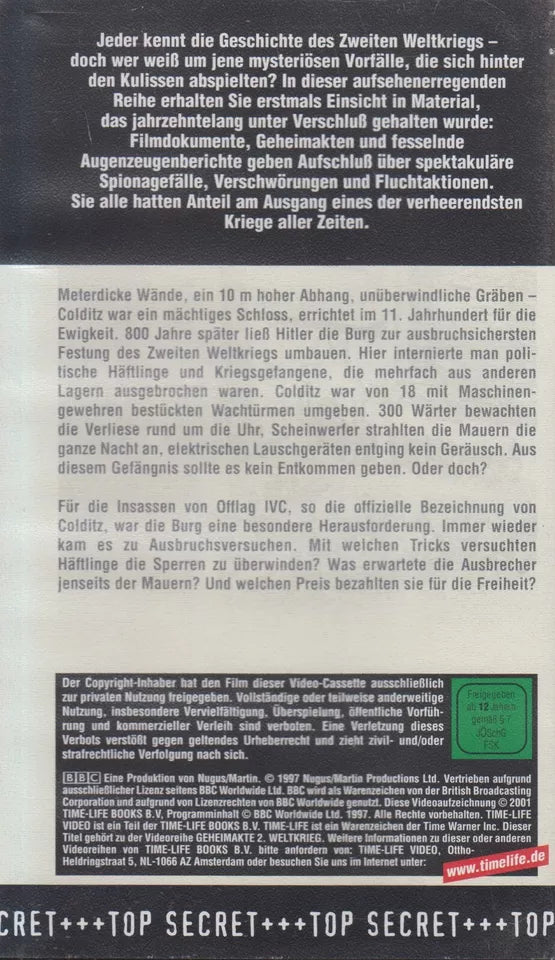 Geheimakte 2. Weltkrieg: Flucht aus Colditz (VHS - 2001 - DE)
