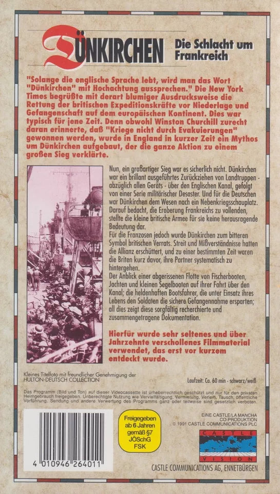 Dünkirchen - Die Schlacht um Frankreich (VHS - 1991 - DE)