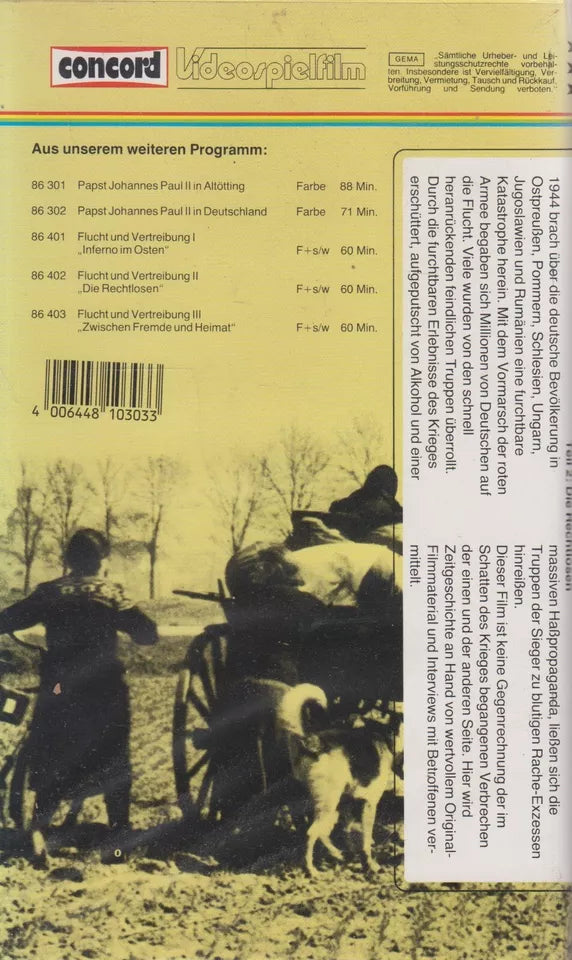 Flucht und Vertreibung - Teil 2: Die Rechtlosen (VHS - DE)