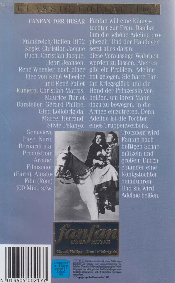 Fanfan der Husar (VHS - 1991 - DE)