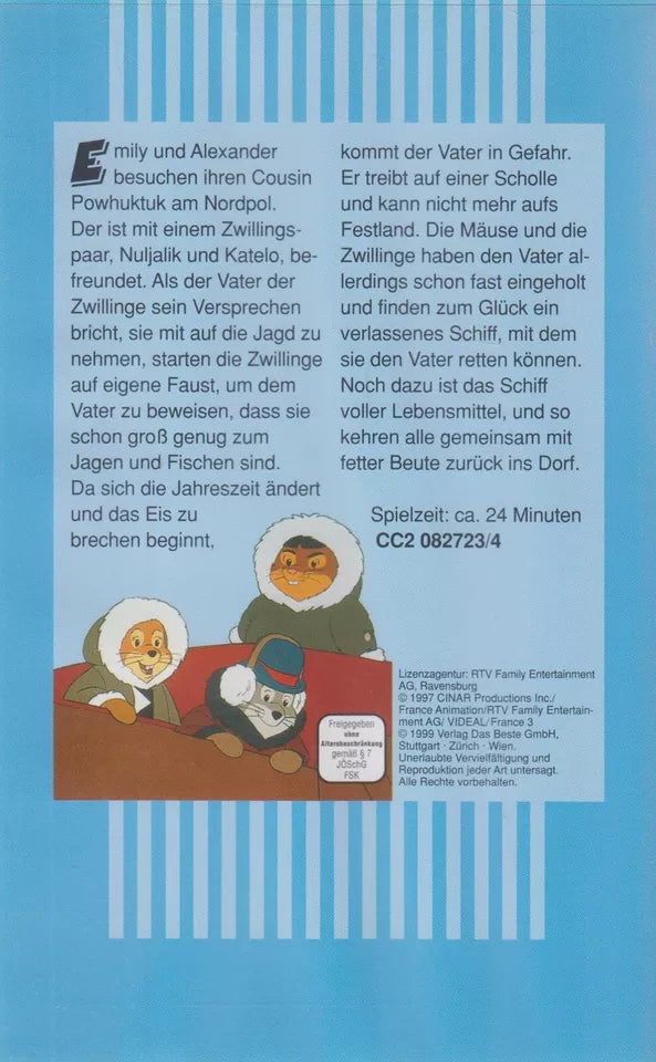 Country Mouse and City Mouse on the Move: Polar Mice on Ice (VHS - 1999 - DE)