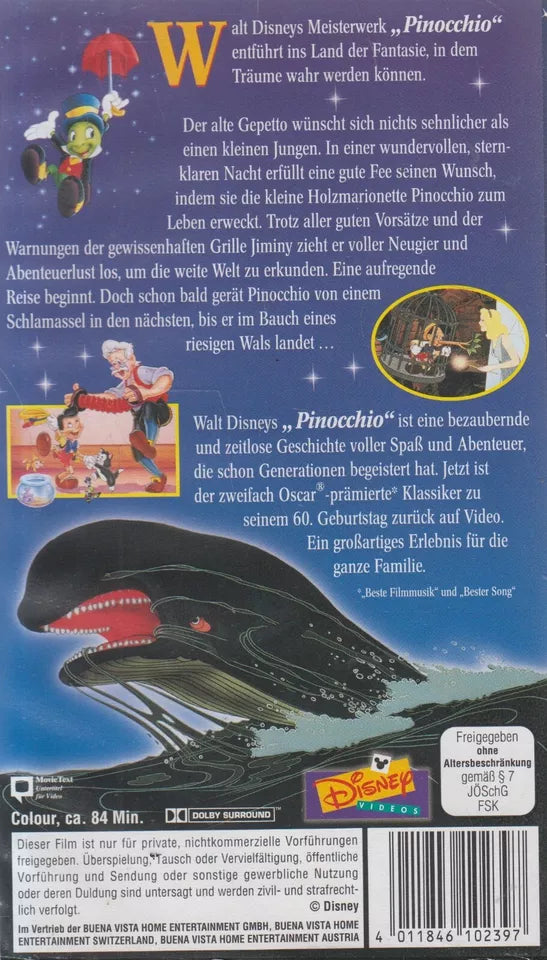 Pinocchio (VHS - DE)