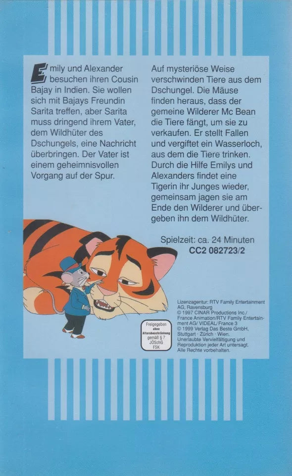 Country Mouse and City Mouse on the Road: Adventure in the Jungle (VHS - 1999 - DE)