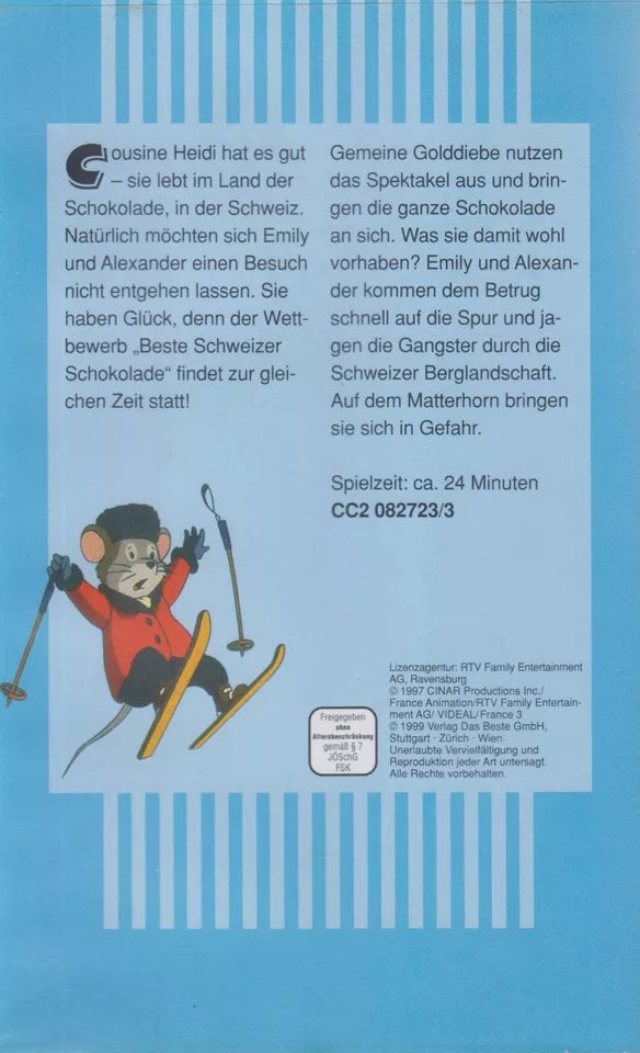 Country Mouse and City Mouse on the Move: Swiss Chocolate Mice (VHS - 1999 - DE)