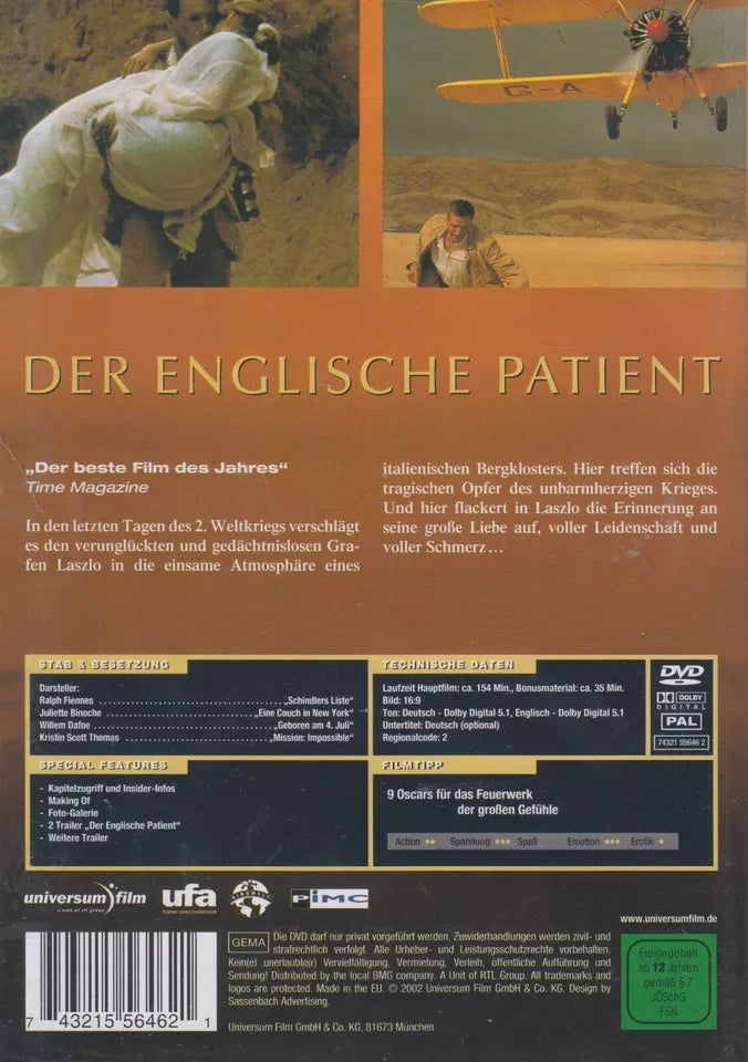 Der englische Patient (DVD - 2002 - DE)
