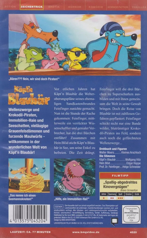 Captain Bluebear - The Movie (VHS - 2000 - DE)