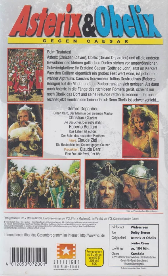 Astérix et Obélix contre César (VHS - 1999 - DE)
