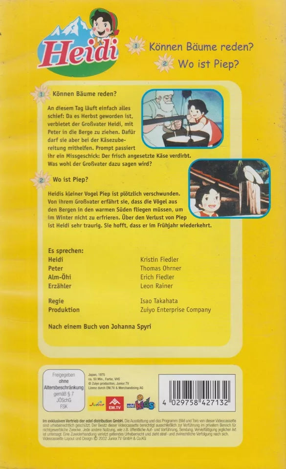 Heidi: Können Bäume reden? / Wo ist Piep? (VHS - 2002 - DE)