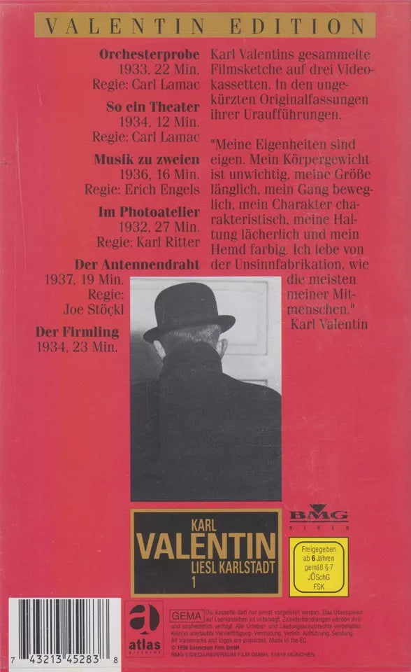 Karl Valentin & Liesl Karlstadt 1 (VHS - 1996 - DE)
